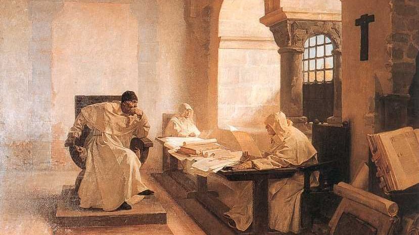 "Les hommes du Saint-Office", huile sur toile de Jean-Paul Laurens, vers 1889 © musée d'Art et d'Archéologie, Moulins, France