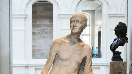 Voltaire Nu, Marbre de Carrrare, 1776 - Jean Baptiste Pigalle