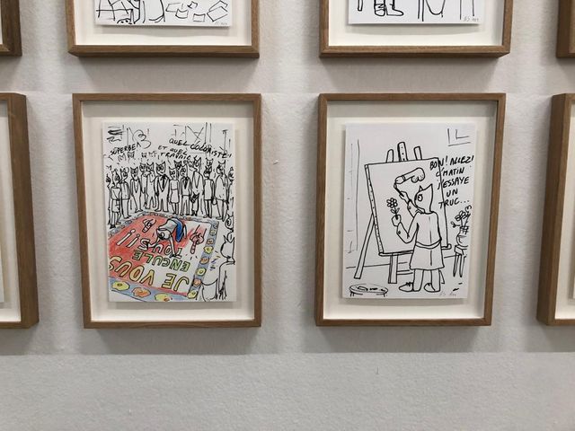 L'humour caustique d'Alain Séchas dans ses dessins