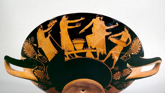 Coupe athénienne, 470-460 av. J.C. ©Getty - Ashmolean Museum/Heritage Images