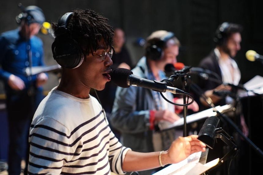 Répétition du concert fiction "Moby dick" au studio 104, de Radio France