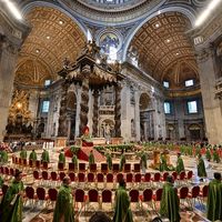 Messe de clôture du Synode sur l’Amazonie à la basilique Saint-Pierre au Vatican, 27 octobre 2019