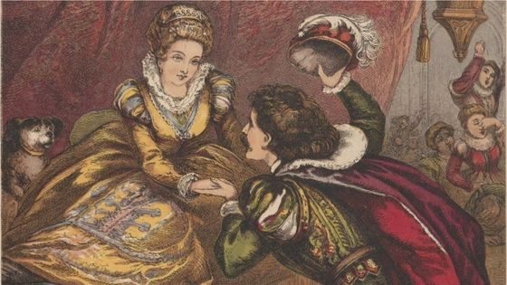 La Belle au bois dormant de Charles Perrault , auteur du texte (1628-1703). Détail - BnF-Gallica