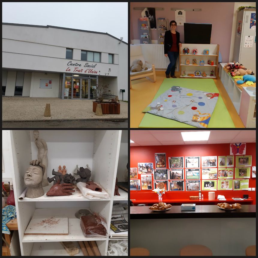 Au centre social "le trait d'union" à Evron