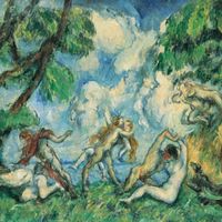 La bataille de l'amour de Paul Cezanne - 1880