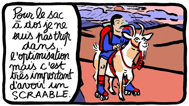 Habiter le vide et écrire des BD.