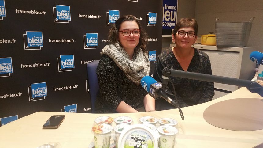 Cathy et Monique de la ferme de Laoulhié