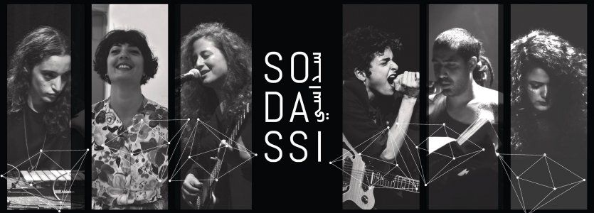Les artistes de Sodassi : Sama Abdul Hadi (Ramallah), Dina El Wedidi (Le Caire), Ayed Fadel (Haifa), Maya Khalidi (Jérusalem Est), Rasha Nahhas (Haifa) et Youmna Saba (Beirut).