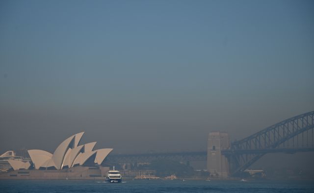 Le niveau de particules fines à Sydney a atteint un niveau "dangereux".