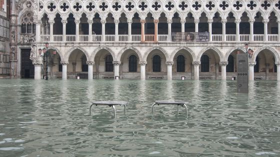 Inondations à Venise ©Getty - Simone Padovani / Awakening