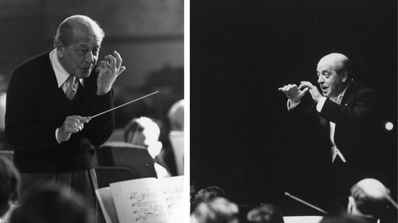 Eugene Ormandy en répétition et en concert ©Getty - Erich Auerbach et Alfred Eisenstaedt