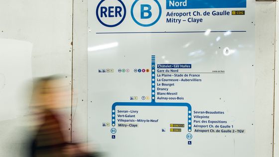 RER B ©AFP - Geoffroy Van der Hasselt / AFP