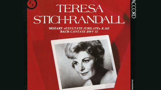 Teresa Stich-Randall, Mozart: "Exultate Jubilate" K. 165, Bach: Cantate BWV 51 - Accord