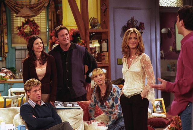 Repas de Thanksgiving dans "Friends" avec Brad Pitt en "guest star"