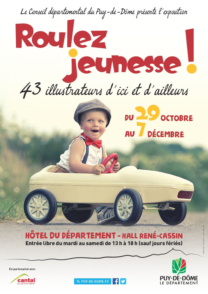Roulez Jeunesse! Affiche de l'exposition
