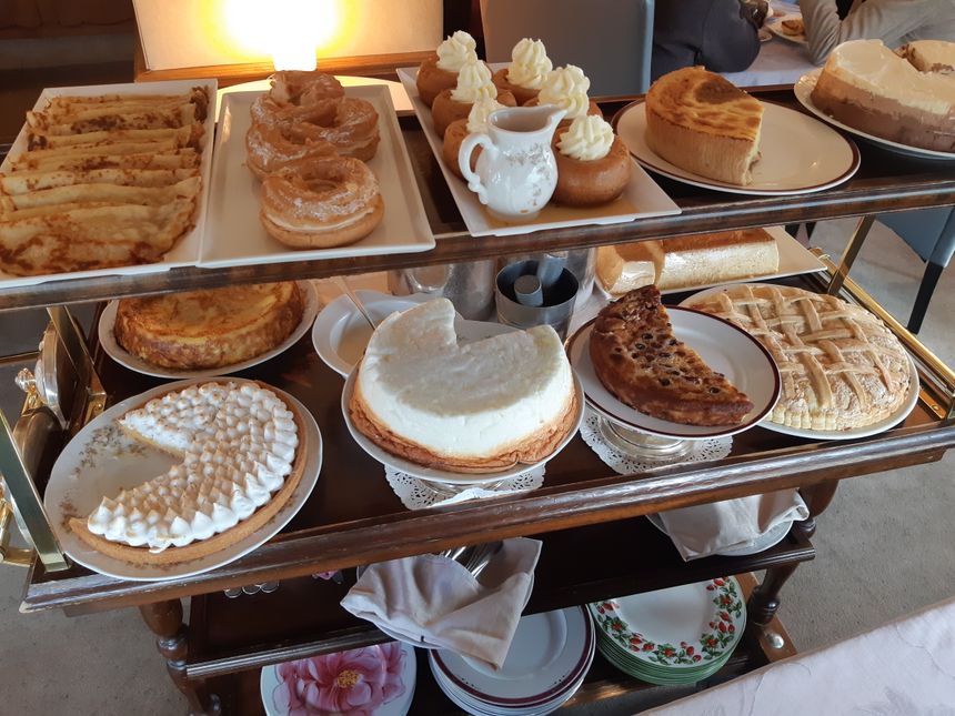 le chariot de desserts