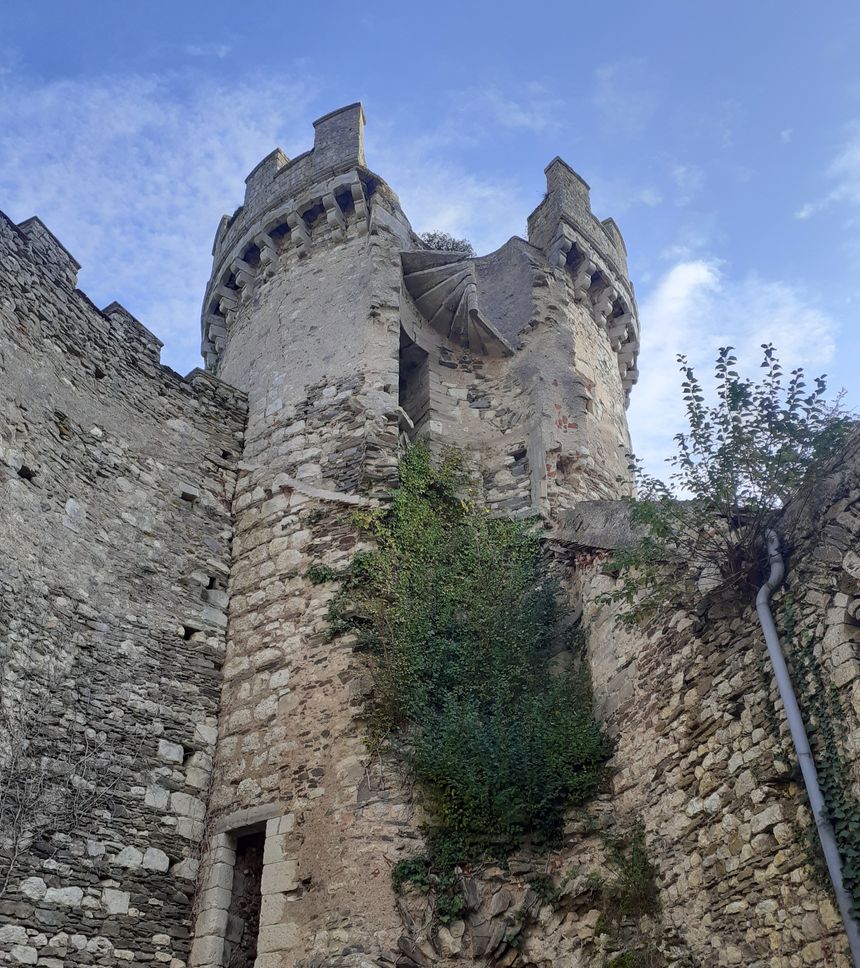 Le château de Veauce dans l'Allier