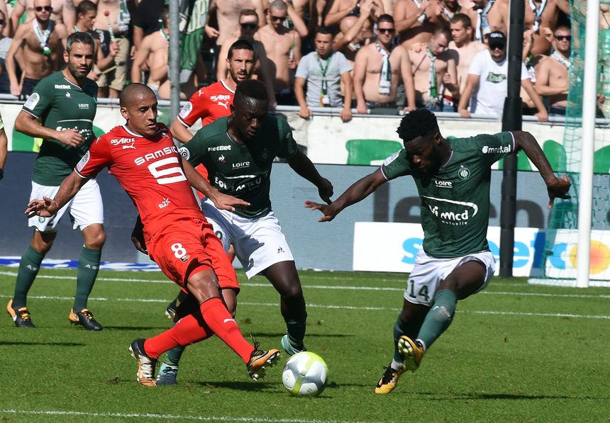 AS Saint-Étienne face à Rennes (2017)
