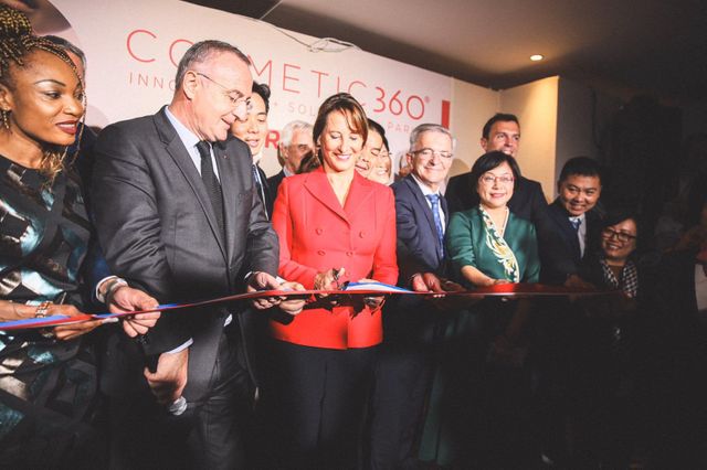 Ségolène Royal inaugure le salon Cosmetic 360, le 16 octobre 2019.