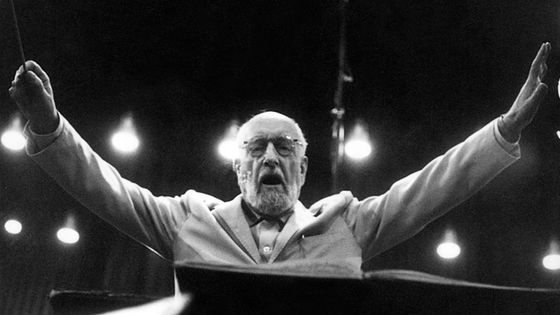 Le chef d'orchestre Ernest Ansermet - Photo by Hans Wild / Decca