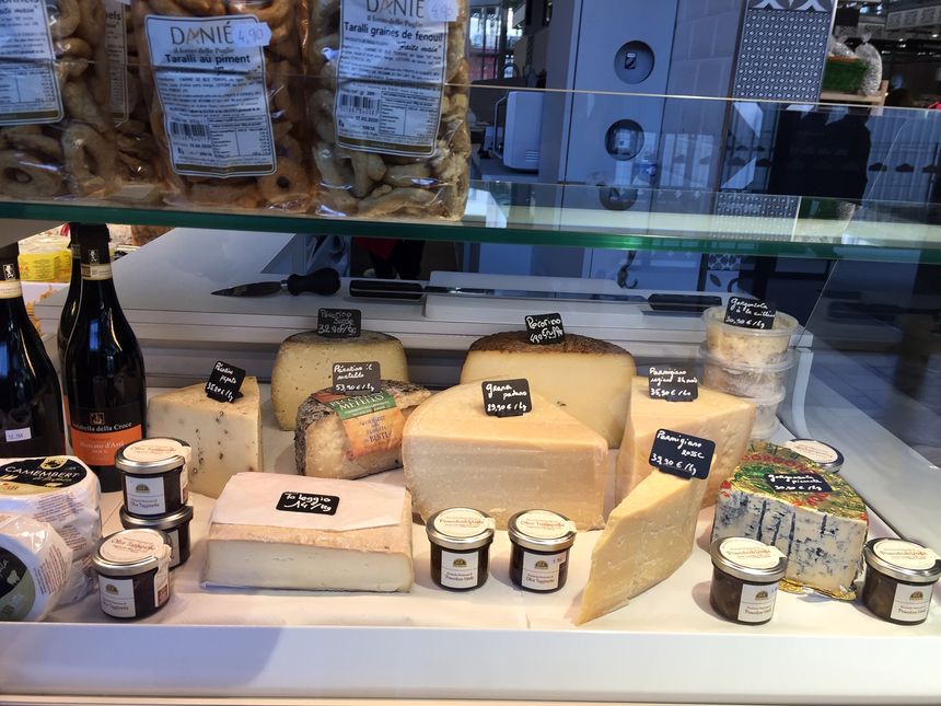 Les saveurs de l'Italie passent aussi par les fromages!