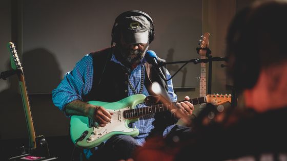 Otis Taylor au studio de FIP | Melike Balci / RF ©Radio France