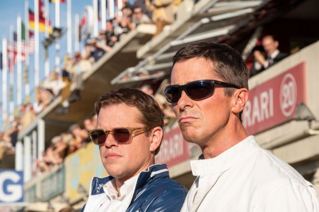 Matt Damon (Carroll Shelby) et Christian Bale (Ken Miles) dans "Le Mans 66"