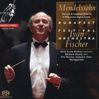 MENDELSSOHN Le songe d'une nuit d'été op 61 : Intermezzo - pour orchestre avec 2 sopranos et choeur de femmes