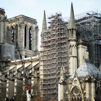 Le chantier de Notre-Dame de Paris, le 3 novembre 2019.
