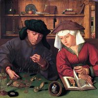 Le prêteur et sa femme - Marinus van Reymerswale - 1539