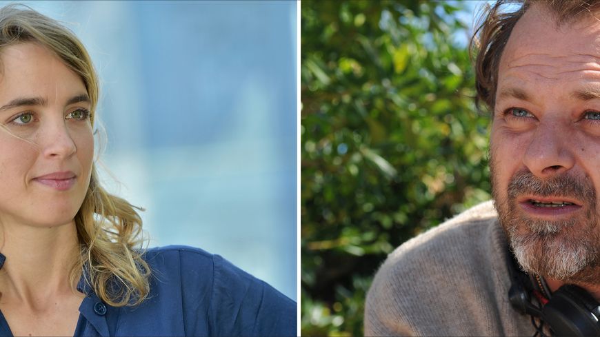 Adèle Haenel au Festival du film francophone à Angoulême (Charente), en août 2019. Christophe Ruggia sur le tournage du film La tourmente, en septembre 2010