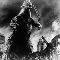 Image du film "Godzilla" réalisé par Ishiro Honda, en 1954