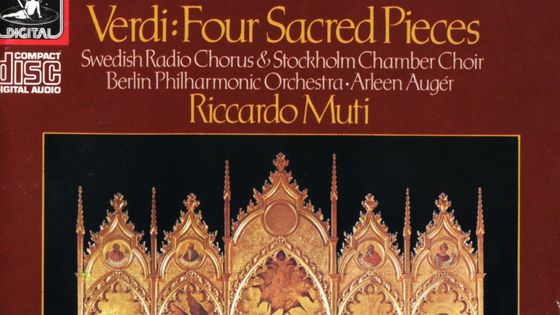 Giuseppe Verdi, Quatre Pièces Sacrées, Choeur de la radio suédoise, Choeur de chambre de Stockholm, Orchestre philharmonique de Berlin, Arleen Augér, Riccardo Muti - EMI Classics
