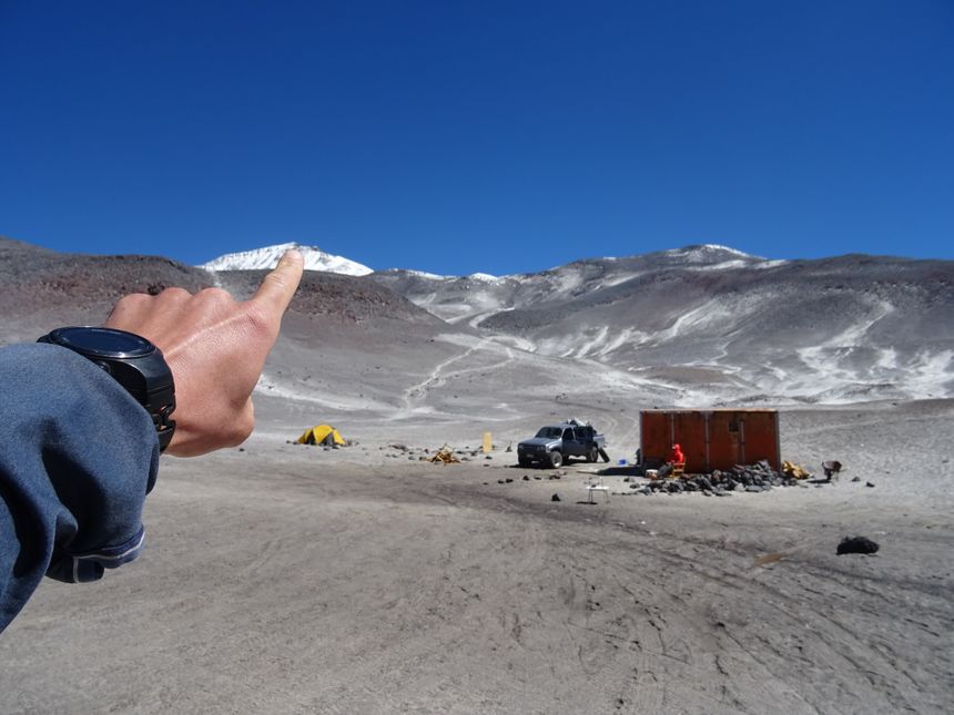 L'objectif de la mission : le Nevado Ojos Del Salado