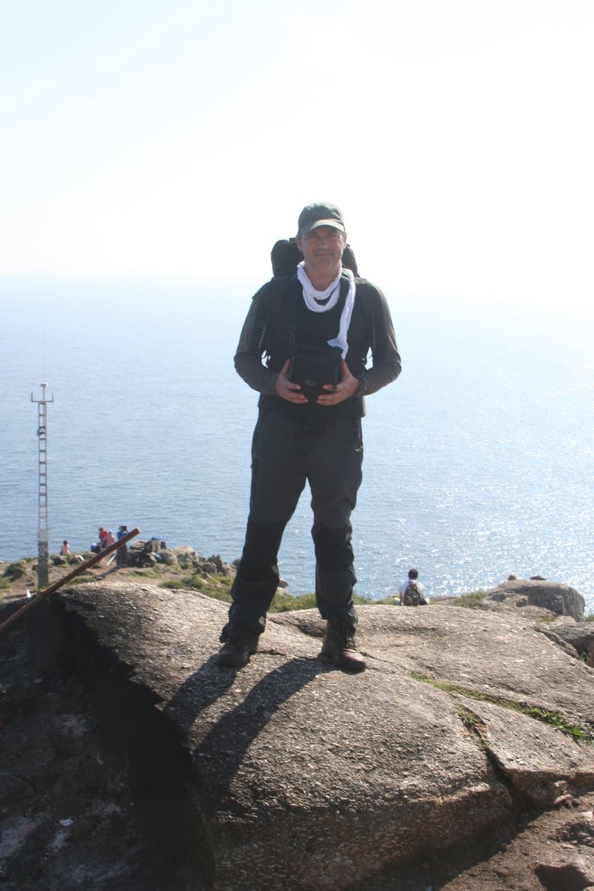 Mon arrivée au Cap Finistère le 10 05 2012