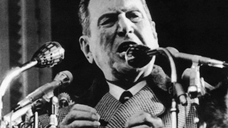 Juan Peron en 1974 à Buenos Aires