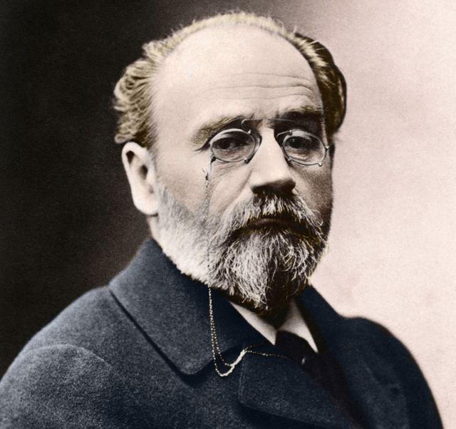 Portrait de l'écrivain et journaliste Emile Zola