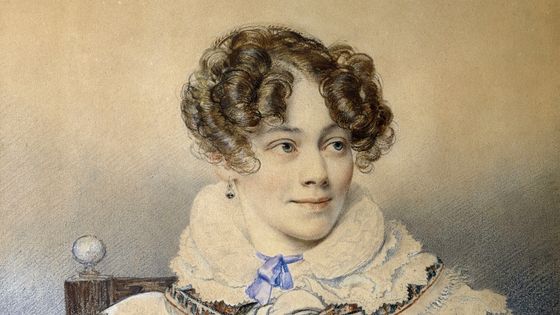 Portrait de Sophie Rostopchine, comtesse de Ségur, en 1823, par Oreste Kiprinsky , aquarelle. ©Getty - DEA / G. DAGLI ORTI /