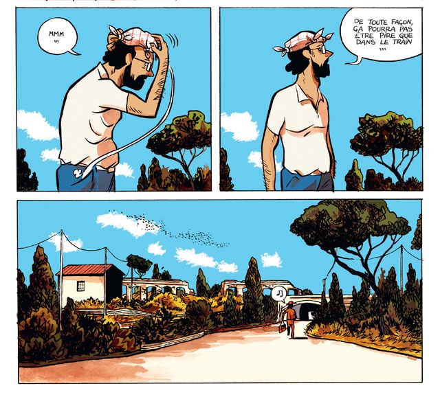 Détail d'une planche de "Senso" d'Alfred