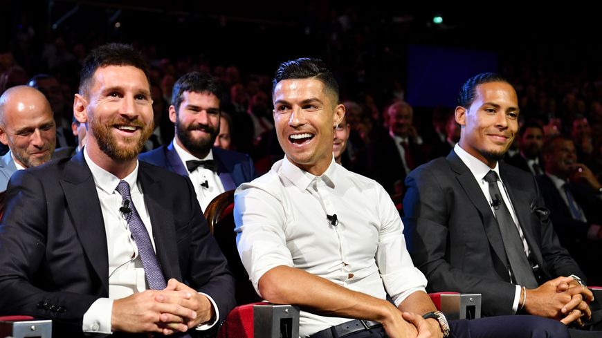 Messi x Ronaldo x Virgil van Dijk - cérémonie Uefa (Harold Cunningham)