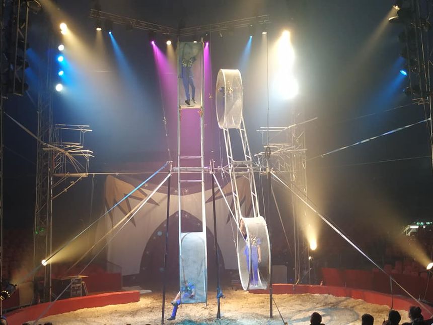 La piste du Cirque de Noel
