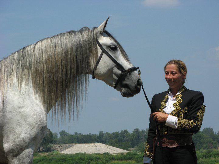Célia Le Corre, éleveuse de chevaux espagnols à Labrit.