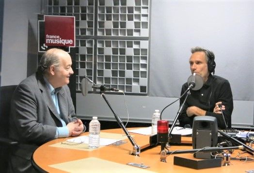 France Musique, studio 361... Jean-Pierre Jackson & Philippe Venturini (g. à d.)