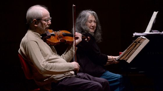Martha Argerich, piano et Gidon Kremer, violon, en répétition ©Getty - Photo by Roberto Serra - Iguana Press/Getty Images