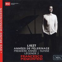Années de pèlerinage 1ère année Suisse S 160 : 1. La chapelle de Guillaume Tell - pour piano
