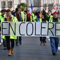 Manifestation de Gilets jaunes le 24 novembre 2018 à Rochefort.