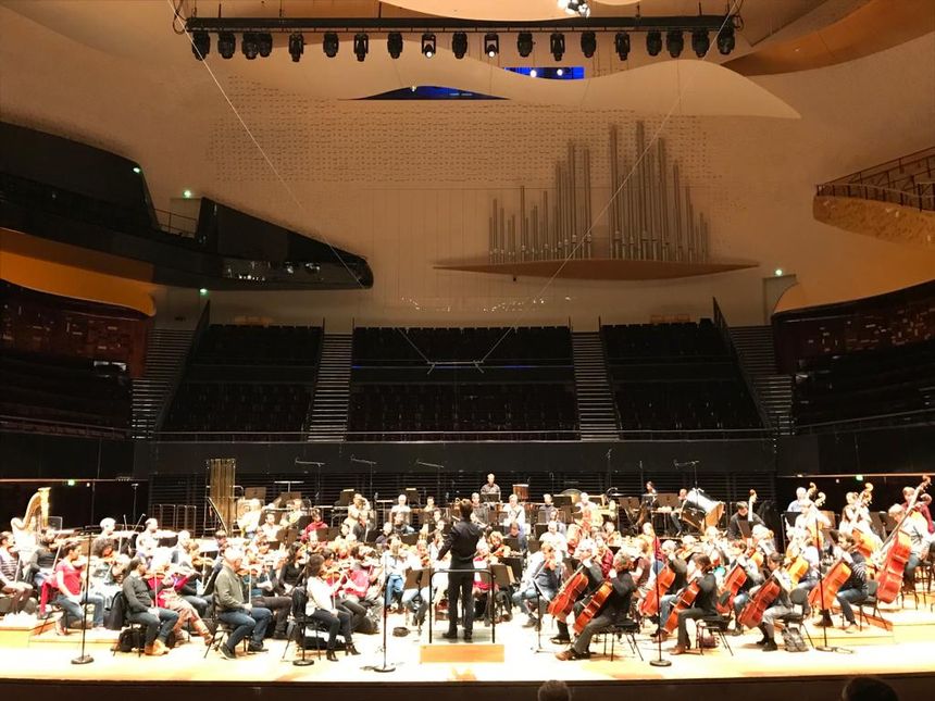 Répétition de l'Orchestre Philharmonique de Radio France avec Mihhail Gerts (vendredi 15/11/2019 matin) - Philharmonie de Paris