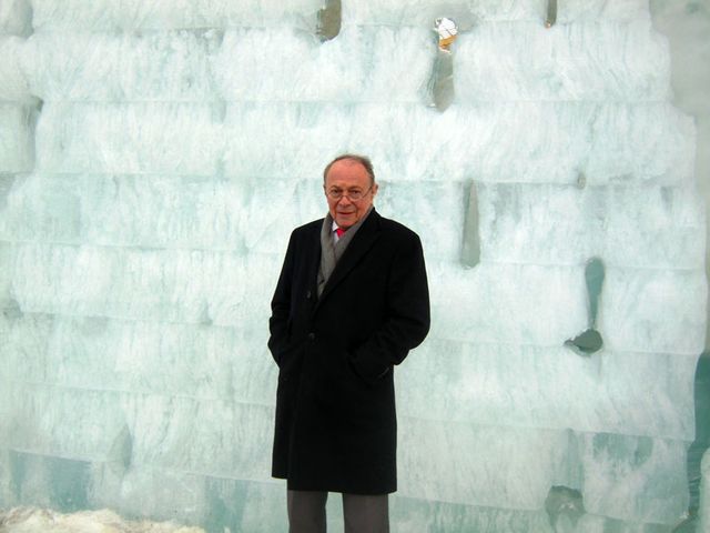 Michel Rocard, en Suède, en 2013.