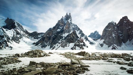 Le glacier de Biafo, situé à 3 000 mètres d'altitude dans le massif du Karakoram, au Pakistan ©Getty - Zolashine