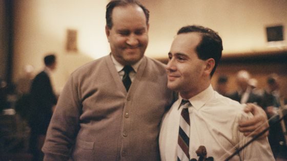 David Oïstrakh et son fils Igor Oïstrakh, en 1965 ©Getty - Erich Auerbach